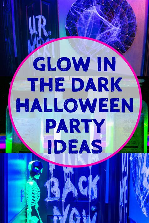 diy blacklight halloween decorations